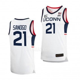 UConn Huskies Adama Sanogo Home Basketball 2022-23 Replica Jersey White