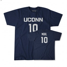 UConn Huskies Nika Muhl Womens Basketball Name Number T-Shirt - Navy