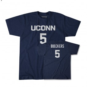 UConn Huskies Paige Bueckers Womens Basketball Name Number T-Shirt - Navy