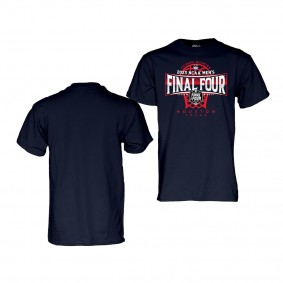 Uconn Huskies Navy 2023 NCAA March Madness Final Four Men's Basketball Unisex T-Shirt